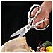 Forbici Da Cucina Multifunzionali In Acciaio Inox Per Ossa Di Pollo - Cesoie Per Pollame Resistenti Silver - Foto miniatura 3