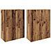 Armadi da Muro 2 pcs Legno vecchio 69.5 x 34 x 90 cm - Foto miniatura 1