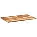 Piano Tavolo Rettangolare 100x50x2cm Legno Massello di Acacia - Foto miniatura 6