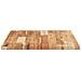 Piano Tavolo Rettangolare 100x50x2cm Legno Massello di Acacia - Foto miniatura 7