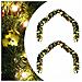 Ghirlanda di Natale with 600 LEDs 2 pcs Verde 40 m PVC - Foto miniatura 1
