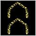 Ghirlanda di Natale with 600 LEDs 2 pcs Verde 40 m PVC - Foto miniatura 2