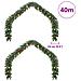 Ghirlanda di Natale with 600 LEDs 2 pcs Verde 40 m PVC - Foto miniatura 7