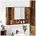 Mobiletto per specchio da bagno Legno vecchio 80 x 17 x 55 cm - Foto miniatura 2