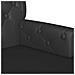 Panca Chesterfield Nero 119.5 x 64.5 x 75 cm Pelle Sintetica - Foto miniatura 7
