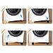 Alza Mobili Quadrati Neri - Rialzo Di 5cm - Set Di 4 [80x80x50mm] - Estensori Impilabili Per Letti, Divani E Tavoli - Foto miniatura 5