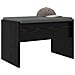 Panca per ingresso con cuscino Rovere Nero 63 x 38 x 40 cm - Foto miniatura 3