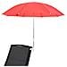 Ombrello con morsetto 2 pcs Rosso mattone Ø 105 x 86 cm - Foto miniatura 3