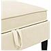 Pouf con Storage Crema Velluto - Foto miniatura 7