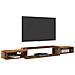 Mobile TV da Parete A parete Legno antico 180 x 28 x 21 cm - Foto miniatura 3