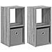 Comodino con cassetto 2 pcs Grigio Sonoma 25,5 x 22 x 49,5 cm - Foto miniatura 1