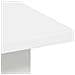 Tavolino da salotto Bianco 77 x 55 x 42 cm Legno multistrato - Foto miniatura 8
