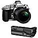 E-M1 Argento Sensore Live MOS Risoluzione 17.2Mpx Display 3" con obiettivo M. Zuiko 12-40mm - Foto miniatura 5