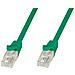 ICOC CCA5U-010-GREET - Cavo di rete Patch in CCA Cat. 5E Verde UTP 1m - Foto miniatura 1