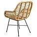 Sedia In Rattan Beige Canora - Foto miniatura 6