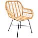 Sedia In Rattan Beige Canora - Foto miniatura 14