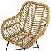 Sedia In Rattan Beige Canora - Foto miniatura 12