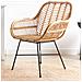 Sedia In Rattan Beige Canora - Foto miniatura 18