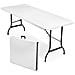 Cate - Tavolo Catering Pieghevole Salvaspazio In Acciaio E Abs - Foto miniatura 1