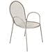 Maris - Poltrona Da Giardino Impilabile In Ferro - Foto miniatura 1