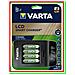 Caricabatterie Per Pile Ricaricabili Smart Charger + 4 Batterie Aa Stilo 2100mah - Foto miniatura 3