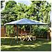 Gazebo Professionale 4x4 m Verde 90 g /m² - Foto miniatura 7