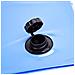 -pieghevole Cane Piscina Animale Con Vasca Per Bambini Portatile Pcv Antiscivolo Capretti Che Bagnano Vasca Per Cucciolo Del Gatto Pesce Blu 80 20cm - Foto miniatura 2