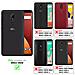 Custodia Compatibile Con Wiko View In Frost Rosso - Coperchio Protettivo In Silicone Tpu Flessibile - Foto miniatura 2
