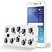 Custodia Compatibile Con Samsung Galaxy J5 2015 Con Gufo Blacky- Coperchio Protettivo In Silicone Tpu Con Stampa Moderna - Foto miniatura 1
