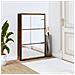 Scarpiera Con Specchio A 3 Livelli Rovere Fumo 63x17x102,5 Cm - Foto miniatura 1