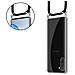 Catena Di Telefoni Cellulari Compatibile Con Samsung Galaxy Note 10 In Nero - Coperchio Protettivo In Silicone Con Anelli D'argento, Cinturino In Corda E Custodia Staccabile - Foto miniatura 6