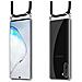 Catena Di Telefoni Cellulari Compatibile Con Samsung Galaxy Note 10 In Nero - Coperchio Protettivo In Silicone Con Anelli D'argento, Cinturino In Corda E Custodia Staccabile - Foto miniatura 8