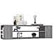 Pensile Porta Tv Grigio Sonoma 100x30x26,5 Cm Legno Multistrato - Foto miniatura 2