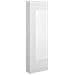 Scarpiera Zevola, Portascarpe Salvaspazio Da Ingresso, Mobiletto Portascarpe A 1 Anta A Specchio, 50x27h186 Cm, Bianco - Foto miniatura 2