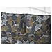 Completo Lenzuola Camper Roulotte 100% Cotone Personalizzabile Varie Fantasie Matrimoniale Ginko Giallo - Foto miniatura 3