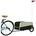 Rimorchio Da Bici Nero E Verde 45 Kg In Ferro - Foto miniatura 3