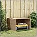 Garage Per Robot Tosaerba Beige 86x90x52/57 Cm In Polyrattan - Foto miniatura 3