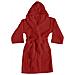 Accappatoio Con Cappuccio In Morbida Spugna Mod. Sophie Tinta Unita Vari Colori M Cherry - Foto miniatura 1