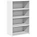 Credenza Bianca 70x41x124 Cm In Legno Multistrato - Foto miniatura 2
