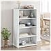 Credenza Bianca 70x41x124 Cm In Legno Multistrato - Foto miniatura 1