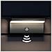 Applique Led Luce Calda 10w Lampada Con Sensore Rileva Movimento Ir Nero Ip54 - Foto miniatura 4