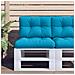 Cuscino Per Pallet Blu Chiaro 60x40x12 Cm In Tessuto - Foto miniatura 1