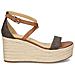 Serena Wedge Espadrille Espadrillas Sintetico Scarpe Donna Marrone Eu 41, 40s2sems1b-200 - Foto miniatura 1