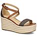 Serena Wedge Espadrille Espadrillas Sintetico Scarpe Donna Marrone Eu 41, 40s2sems1b-200 - Foto miniatura 2