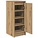 Scarpiera Rovere Artigianale 29,5x34x76 cm in Legno Multistrato - Foto miniatura 6