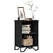Libreria Nera 50x31x74,5 Cm In Legno Multistrato - Foto miniatura 1