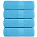 Asciugamani Ospiti 4 Pz Turchesi 30x50 Cm 360 G/m 100% Cotone - Foto miniatura 1