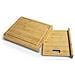 Bilancia Digitale da Cucina in Bambu con Tagliere 2-in-1 e Design Elegante, Alta Precisione, Funzione Tara, Display LCD, Piattaforma Ampia (Rettangolare con Tagliere) - Foto miniatura 1