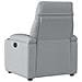 Poltrona Reclinabile in Tessuto Grigio Chiaro - Foto miniatura 5