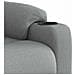 Poltrona Reclinabile in Tessuto Grigio Chiaro - Foto miniatura 8